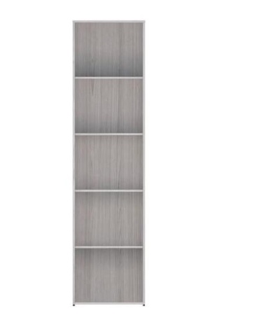 Пенал Палермо-3 МДФ Ясень Шимо Светлый/ фасад Белый Глянец (Ш-536 мм х Г-381 мм x В-2078 мм)